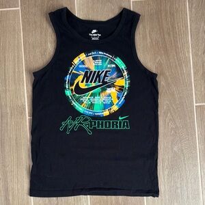 Nike Black Tank with Vibrant Graphic